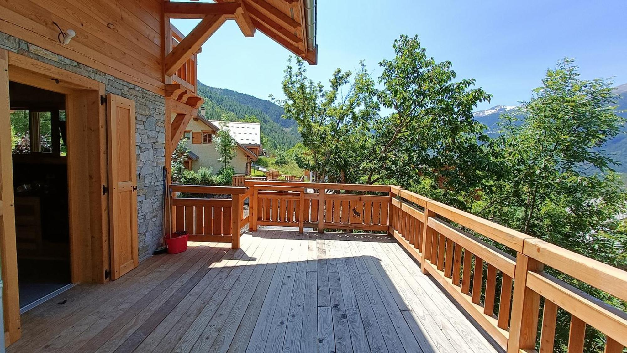 Bed and Breakfast Les Cabris Pelvoux Exterior foto