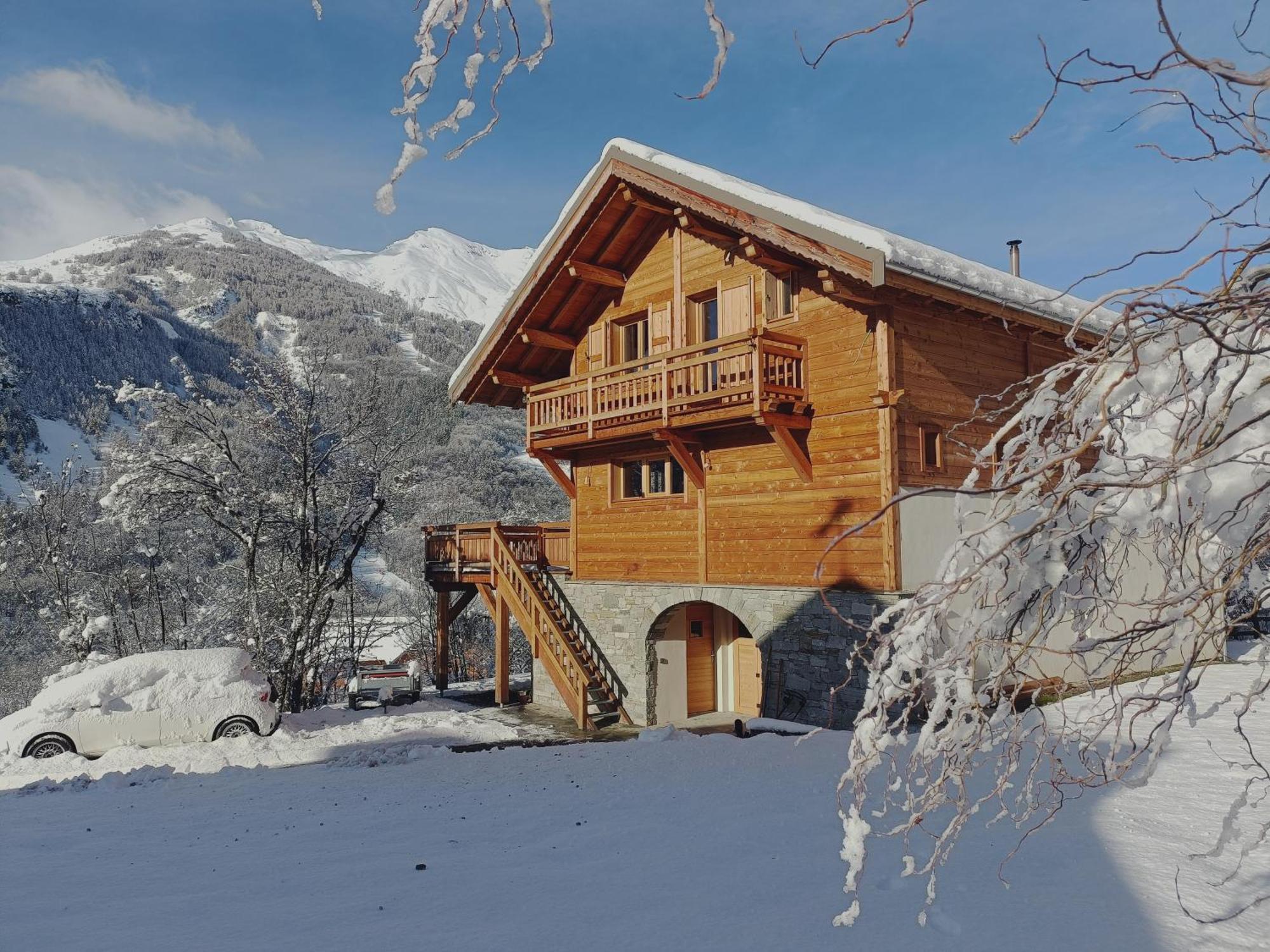 Bed and Breakfast Les Cabris Pelvoux Exterior foto